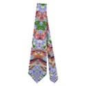 Abstract Painting Mandala Salmon Blue Green Neckties (Two Side)  View2