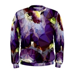 Purple Abstract Geometric Dream Men s Sweatshirt