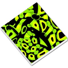 Green Neon Abstraction Small Memo Pads