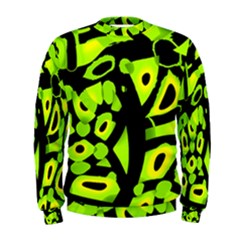 Green Neon Abstraction Men s Sweatshirt by Valentinaart