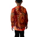 Nautilus Shell Abstract Fractal Hooded Wind Breaker (Kids) View2