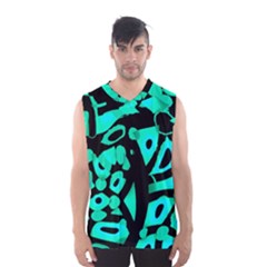 Cyan Design Men s Basketball Tank Top by Valentinaart