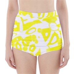 Yellow Sunny Design High-waisted Bikini Bottoms