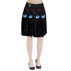 Black Magic Woman Pleated Skirt