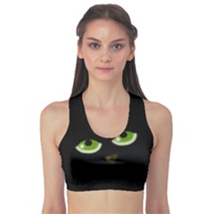 Halloween - Back Cat Sports Bra by Valentinaart