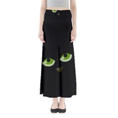 Halloween - Back Cat Maxi Skirts