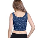 Spoonie Strong Print in Marine Blue Crop Top View3