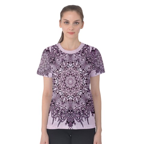 Sacred Mandala   Women s Cotton Tee by SmashingCool