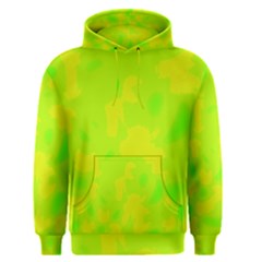 Simple Yellow And Green Men s Pullover Hoodie by Valentinaart