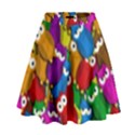 Cute owls mess High Waist Skirt View1