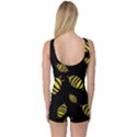 Decorative bees One Piece Boyleg Swimsuit View2