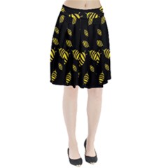 Decorative Bees Pleated Skirt