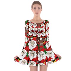 Did You See Rudolph? Long Sleeve Skater Dress by Valentinaart