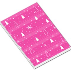 Magenta Xmas Large Memo Pads by Valentinaart