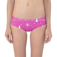 Magenta Xmas Classic Bikini Bottoms by Valentinaart