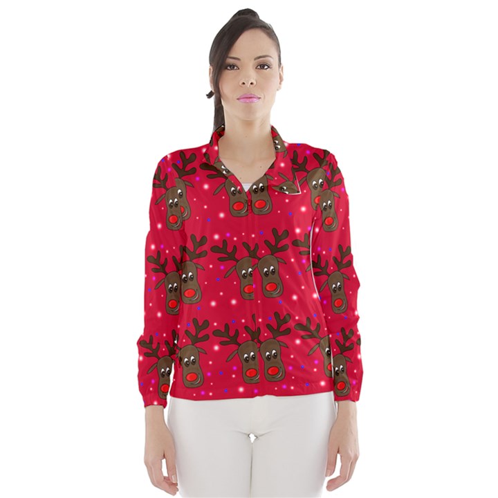 Reindeer Xmas pattern Wind Breaker (Women)