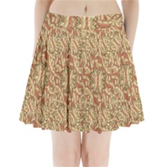 Geometric Bold Cubism Pattern Pleated Mini Skirt