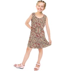 Geometric Bold Cubism Pattern Kids  Tunic Dress