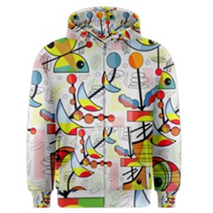 Happy Day Men s Zipper Hoodie by Valentinaart