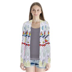 Happy Day Drape Collar Cardigan