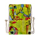 Happy day - yellow Drawstring Bag (Small) View2