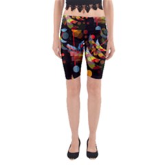 Magical Night  Yoga Cropped Leggings