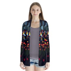 Magical Night  Drape Collar Cardigan