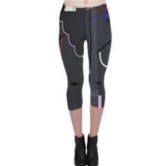 Plug In Capri Leggings  by Valentinaart