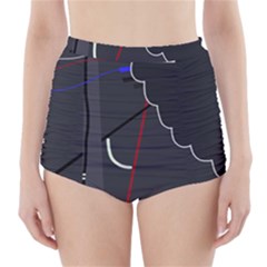 Plug In High-waisted Bikini Bottoms