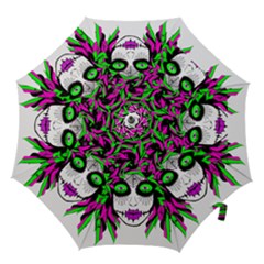 Spidie Lady Sugar Skull Hook Handle Umbrellas (small)