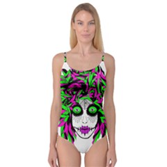 Spidie Lady Sugar Skull Camisole Leotard 