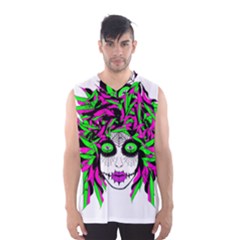 Spidie Lady Sugar Skull Men s Basketball Tank Top by burpdesignsA