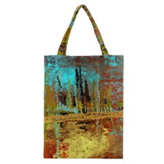 Autumn Landscape Impressionistic Design Classic Tote Bag