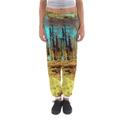 Autumn Landscape Impressionistic Design Women s Jogger Sweatpants by digitaldivadesigns