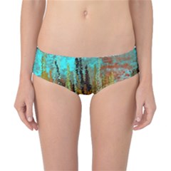 Autumn Landscape Impressionistic Design Classic Bikini Bottoms