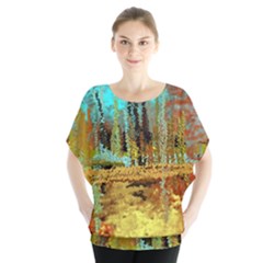 Autumn Landscape Impressionistic Design Blouse