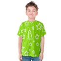 Green Christmas Kids  Cotton Tee View1