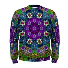 Colors And Flowers In A Mandala Men s Sweatshirt