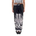 Nativity Scene Birth Of Jesus With Virgin Mary And Angels Black And White Litograph Women s Jogger Sweatpants View2