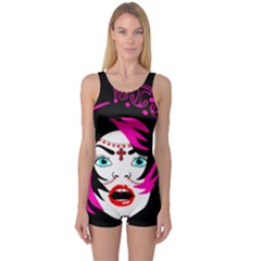 Vampire Gypsy Princess One Piece Boyleg Swimsuit