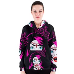 Vampire Gypsy Princess Women s Zipper Hoodie by burpdesignsA