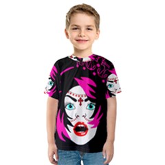 Vampire Gypsy Princess Kids  Sport Mesh Tee