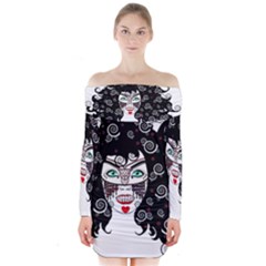 Gypsy Vampire Long Sleeve Off Shoulder Dress