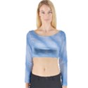 Wavy Clouds Long Sleeve Crop Top View1