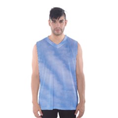 Wavy Clouds Men s Basketball Tank Top