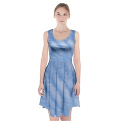 Wavy Clouds Racerback Midi Dress