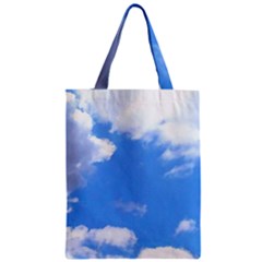 Clouds And Blue Sky Zipper Classic Tote Bag by picsaspassion