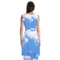 Clouds and blue sky Sleeveless Chiffon Dress   View2