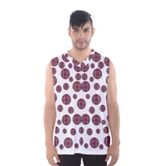 Shimmering Polka Dots Men s Basketball Tank Top by pepitasart