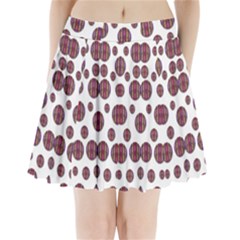 Shimmering Polka Dots Pleated Mini Skirt by pepitasart